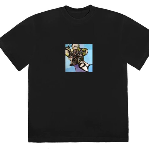 Travis Scott Other - Travis Scott Portrait of Travis Title TShirt Black